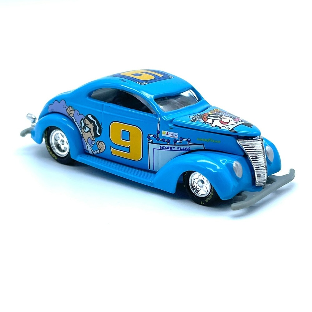 Racing Champions Cartoon Network 1937 '37 Ford Coupe Blue NASCAR Diecast 1/64